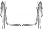 Ручки гальмівні SUN RACE R03 з дублирующими рычагами для высокого хвата, алюминий, хомут d22. 2~23. 8mm