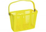 Корзина Bellelli Plaza Bianco з кріпленням на кермо, пластикова , жовта (Hi Vision)