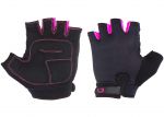 Перчатки Green Cycle Frida Feminine без пальцев XS черно-розовые