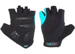 Рукавички Green Cycle Pillow без пальців XL чорно-бірюзовий