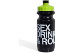 Фляга 0,6 Green Cycle GBT-512M Sex Drink & Roll с Big Flow valve, v black nipple/ yellow matt cap/ black bottle