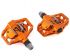 Педалі TIME Speciale 8 Enduro алюмінієві з ATAC Cleats (Orange Помаранчевий) контактні