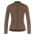 Велоджерсі жіноче Shimano Apice long sleeves утеплене, коричневе, розм. XS