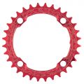 Зірка RACE FACE CHAINRING,NARROW WIDE,104X34,RED,10-12S