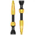 Ниппель для бескамерки LEZYNE CNC TLR VALVE 44MM Золотистый Y14