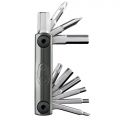 Мультитул Crankbrothers F15, вичавки ланцюга 8, 9, 10, 11, 12-speed, шестигранник #2, 2.5, 3, 4, 5, 6, 8, викрутка, Торкс: T-25