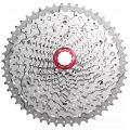 Кассета 11-k 11-46T SUN RACE MX8 MTB, алюминиевый паук, Metallic Silver