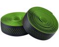Намотка MERIDA Bartape/Soft G Black w/ Green dots 2100mm, 30mm Shock absorption material, incl. end-plugs (A2057000047)