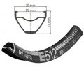 обод DT SWISS E 512 27x25 DISK BRAKE 28отв.