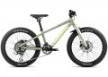 Велосипед 20 Orbea MX 20 Team Disc (2025) metallic green artichoke matt/yellow matt
