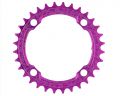 Зірка RACE FACE Narrow Wide, 104 BCD, 36T, 10-12 ск (PUR) Пурпурова (Алюмінієва)