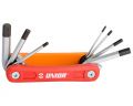 Мультитул Unior Tools EURO7 (Червоний): 7 інструментів з T25