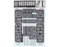 Набор наклеек RockShox KIT 35MM DC SILVER/DFB BXR (Серебряный/Темно-Синий) SRAM