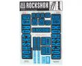 Набір наліпок RockShox KIT 35MM DC WATER BLU (Водяний Синій) SRAM