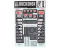 Набор наклеек RockShox KIT 35мм DC (WHITE)