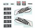 Набір наліпок RockShox KIT PIKE 26/27.5/29 (Білий/Темно-Чорний) SRAM