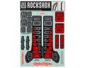 Наліпки RockShox Decal Kit TLD 35 мм Silver/Orange PIKE/Lyrik/Yari/Rev (Срібний/Помаранчевий) SRAM