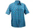 Рубашка Shop Shirt RACE FACE, синяя/тёмно-синяя клетка, Large