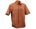 Рубашка Shop Shirt RACE FACE, оранжевая клетка, Large