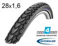 Покришка 28X1.60 (42-622) Schwalbe Marathon Mondial Hs428 Raceguard B/B-Sk+RT  Ec 67 EPI