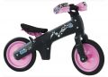 Велосипед (Біговел) Bellelli B-Bip обучающий 2-5 років, пластмасовий, чорний з рожевими колёсами