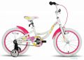 Велосипед 18'' PRIDE AMELIA біло-Рожевий глянцевий 2016