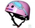 шолом дитячий Kiddimoto Окуляри пилота, Рожевий, розмір S 48-53см