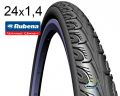 Покрышка 24 X 1 3/8 (37X540) Mitas (Rubena) Hook V69 Classic, Черная Для Колясок
