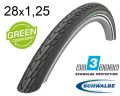 Покришка 28X1.25 700X32C (32-622) Schwalbe Road Cruiser K-Guard Active B/B Hs484 Green, 50 EPI