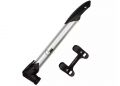 Мининасос Green Cycle GPM-219 алюминиевый, presta+schrader, 120psi, серебро