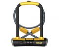 Замок U-образный ONGUARD BULLDOG COMBO DT размер скобы 115 x 230мм, толщина 13мм + кабель 120см х 10мм