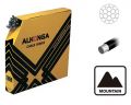 Трос для тормоза МТБ ALHONGA HJ-BWS1-B 7x6=1.5x2000mm, стальной гальванизированный шлифованный (100шт)