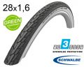 Покришка 28X1.60 700X40C (42-622) Schwalbe Road Cruiser K-Guard, Twinskin B/W Hs484 Green 50 EPI