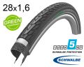 Покришка 28X1.60 700X40C (42-622) Schwalbe Road Cruiser Plus Punctureguard, Twinskin B/B+RT  Hs484 Green 50 EPI