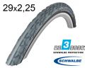 Покришка 24X1 3/8 (37-540) Schwalbe Downtown K-Guard Twinskin Gr/B Hs342 2Grip Grc, 50 EPI