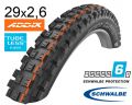 Покрышка 29X2.60 (65-622) Schwalbe Eddy Current Rear Super Gravity, Evolution Tle B/B-Sk Hs497 Addix Soft 67 EPI