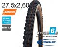 Покришка 27.5X2.60 650B (65-584) Schwalbe Hans Dampf Evo, Apex, Snakeskin, Tle, B/Cl-Sk Hs491 Addix Soft 67 EPI