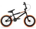 Велосипед 14 Stolen AGENT 14.60 2021 BLACK W/ DARK NEON ORANGE TIRES