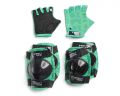 Захист для детей Green Cycle Flash наколінники, налокітники, Рукавички, зелений