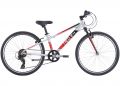 Велосипед 24 Apollo NEO 7s boys Brushed Alloy / Black /Red Fade