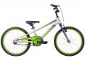 Велосипед 20 Apollo NEO boys Brushed Alloy / Slate / Lime Green Fade