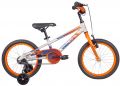 Велосипед 16 Apollo NEO boys Brushed Alloy / Orange / Navy Blue Fade