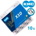 Ланцюг KMC X10 10-speed 114 links silver/black + замок