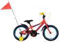 Велосипед 16 Formula FURY 2022 червоний з жовтим та синім