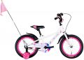 Велосипед 16 Formula RACE 2022 білий з рожевим