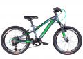 Велосипед 20 Formula BLACKWOOD 2022 темно-сріблястий із зеленим