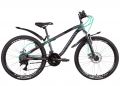 Велосипед 24 Discovery FLINT AM DD 2022 темно-сірий із чорним, розмір - 13