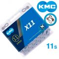 Ланцюг KMC X11 Grey 11 швидкостей 114 ланок сірий + замок