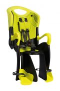 Сидение задн. Bellelli Tiger Standart B-fix до 22кг, черно-салатовый с салатовой подкладкой (HI Vision)