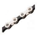 Ланцюг інд. 114 зв. 1/2x11/128 KMC X10-1, NPBK silver/black